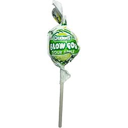 Charms Blow Pop gummy lollipop with sour apple flavor 18.4 g