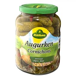 Kühne Cornichons pickled cucumbers in sweet and sour pickle 360 g