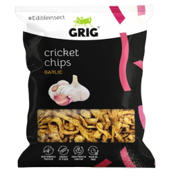 Grig cvrččí chipsy s příchutí česneku 70 g