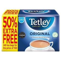 Tetley Original 50 % Free 240 ks 750 g