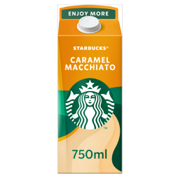 Starbucks iced coffee with caramel Macchiato flavor 750 ml