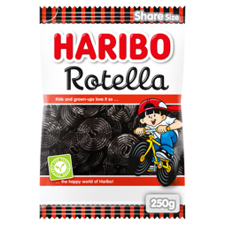 Haribo jelly candies with licorice flavor 250 g