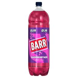 Barr carbonated drink with raspberry flavor 2 l