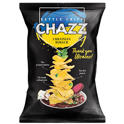 Chazz chipsy s příchutí Ukrajinského Boršče 90 g