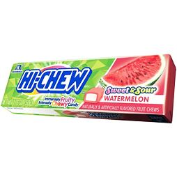 Hi-Chew žvýkací bonbonky s příchutí kyselého vodního melounu 50 g