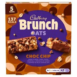 Cadbury Brunch Bar cereal bar with chocolate 5 x 32 g