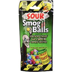 Toxic Waste Smog Balls sour candy 85 g