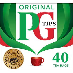 PG Tips black tea 40 pcs 116 g