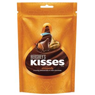 Hershey's Kisses pusinky z mléčné čokolády s kousky mandlí 33,6 g