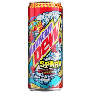 Mountain Dew Spark carbonated lemonade with lemon and raspberry flavor 330 ml