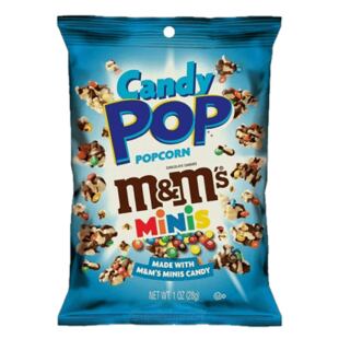 Candy Pop sladký popkorn s kousky bonbonků M&M's Mini 28 g
