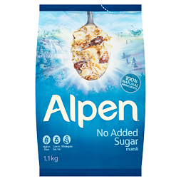 Alpen müsli bez přidaného cukru 1,1 kg