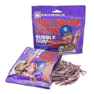 Big League Chew jerky gum with grape flavor 60 g
