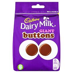 Cadbury milk chocolate in the shape of buttons 119 g