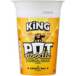King Pot Noodle instant noodles with curry flavor 114 g