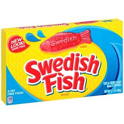 Swedish Fish mini měkké žvýkavé bonbonky ovocných příchutí 88 g