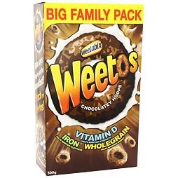 Weetos wheat rings with chocolate flavor 500 g