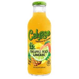 Calypso lemonade with pineapple and peach flavor 473 ml