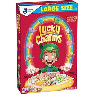 Lucky Charms cereálie s kousky marshmallows 422 g