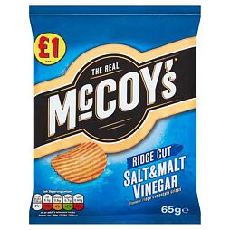McCoy's chipsy s příchutí soli a octa 65 g PM