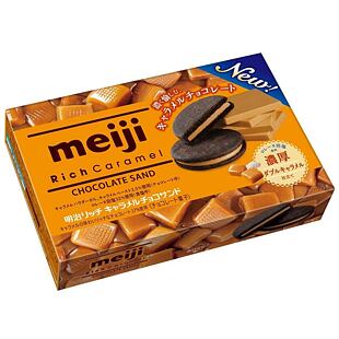 Meiji caramel chocolate biscuits 99 g