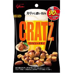 Glico Cratz snack s příchutí pikantního kuřete 42 g