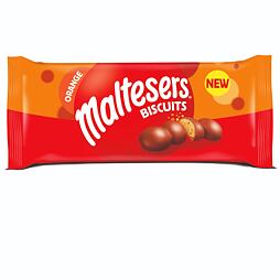 Maltesers čokoládové sušenky se sladovými kousky a příchutí pomeranče 110 g