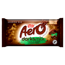 Nestlé Aero hořká čokoláda s příchutí máty 90 g