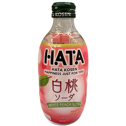 Hata Kosen sycený nápoj s příchutí bílé broskve 300 ml
