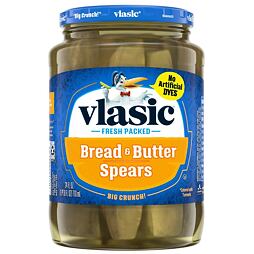 Vlasic Bread & Butter nakládané okurky v kyselém nálevu 710 ml