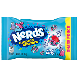 Nerds Gummy Clusters blue raspberry chewy candy 85 g