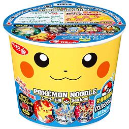 Sanyo instantní polévka s příchutí mořských plodů a rybími kousky ve tvaru Pokémonů 37 g