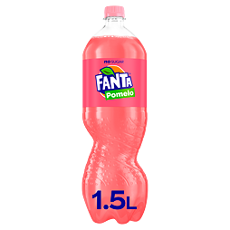 Fanta sugar-free pomelo carbonated drink 1.5 l