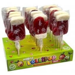 Maxcool Christmas lollipop in the shape of socks and gloves 1 pc 50 g