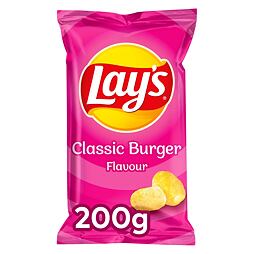Lay's Classic Burger bramborové chipsy s příchutí burgeru 200 g