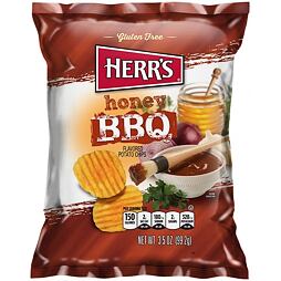 Herr's chipsy s příchutí medu a omáčky barbecue 28 g