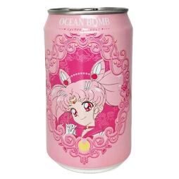 Ocean Bomb Sailor Moon carbonated drink with lychee flavor 330 ml