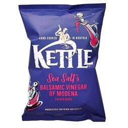 Kettle chipsy s mořskou solí a balzamikovým octem z Modeny 130 g