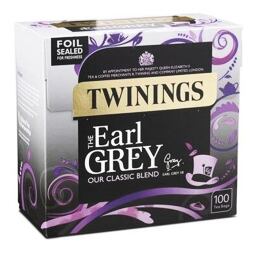 Twinings black tea Earl Gray 100 pcs 250 g