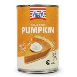 America's Finest solid pumpkin 425 g