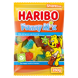 Haribo jelly candies with fruit flavors 250 g