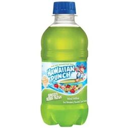 Hawaiian Punch Green Berry Rush drink with strawberry and kiwi flavor 296 ml