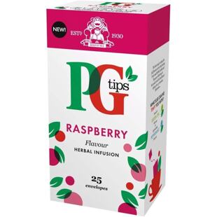 PG Tips tea with raspberry flavor 25 pcs 63 g