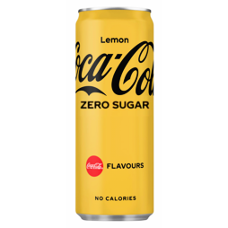 Coca-Cola carbonated drink without sugar with lemon flavor 250 ml