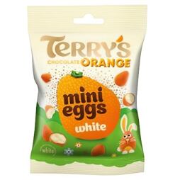 Terry's white chocolate eggs with orange flavor in a sugar shell 80 g