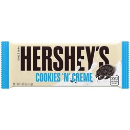Hershey's bar with cookies and cream flavor 43 g