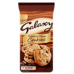 Galaxy sušenky s kousky mléčné čokolády 180 g
