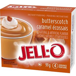Jell-O instant pudding with Butterscotch flavor 99 g