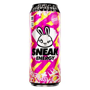 Sneak Energy energetický nápoj s příchutí malinové limonády 500 ml