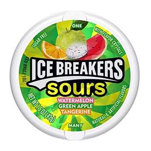 Ice Breakers melon, apple & tangerine sour mints 42 g